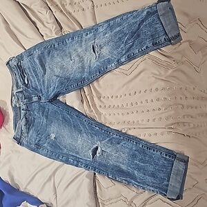 Denizen from Levi low rise boyfriend jean